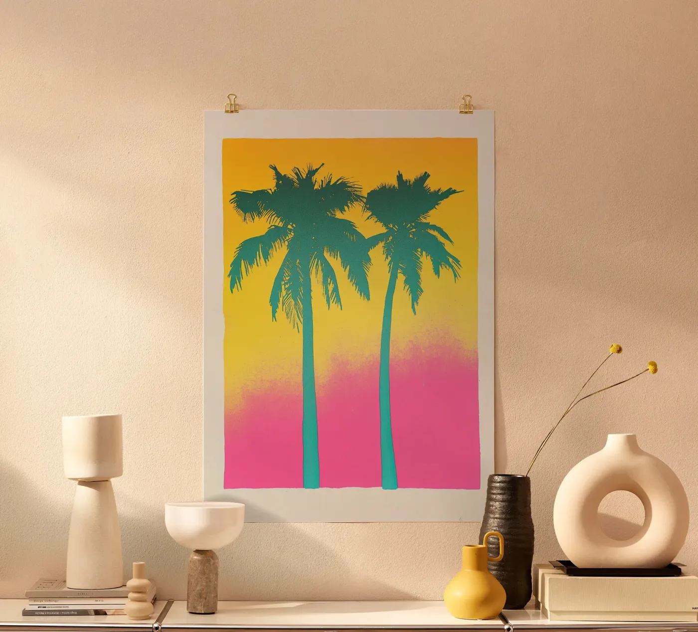 Palmen poster by Nikis Art Studio