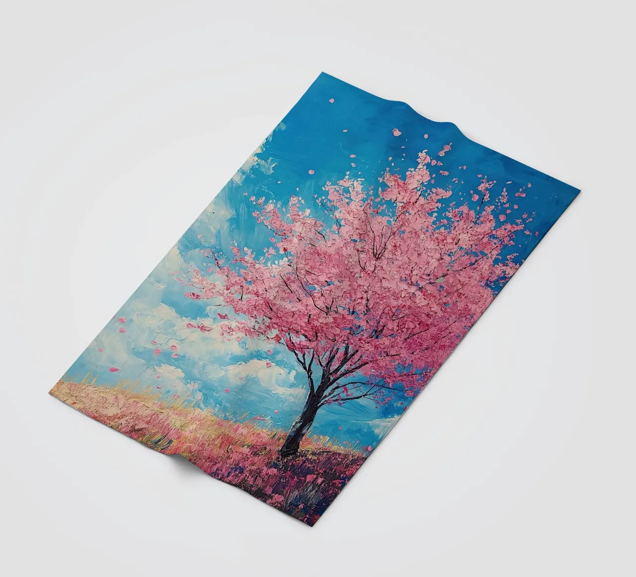 Fiori di ciliegio coperta in pile da Nikis Art Studio