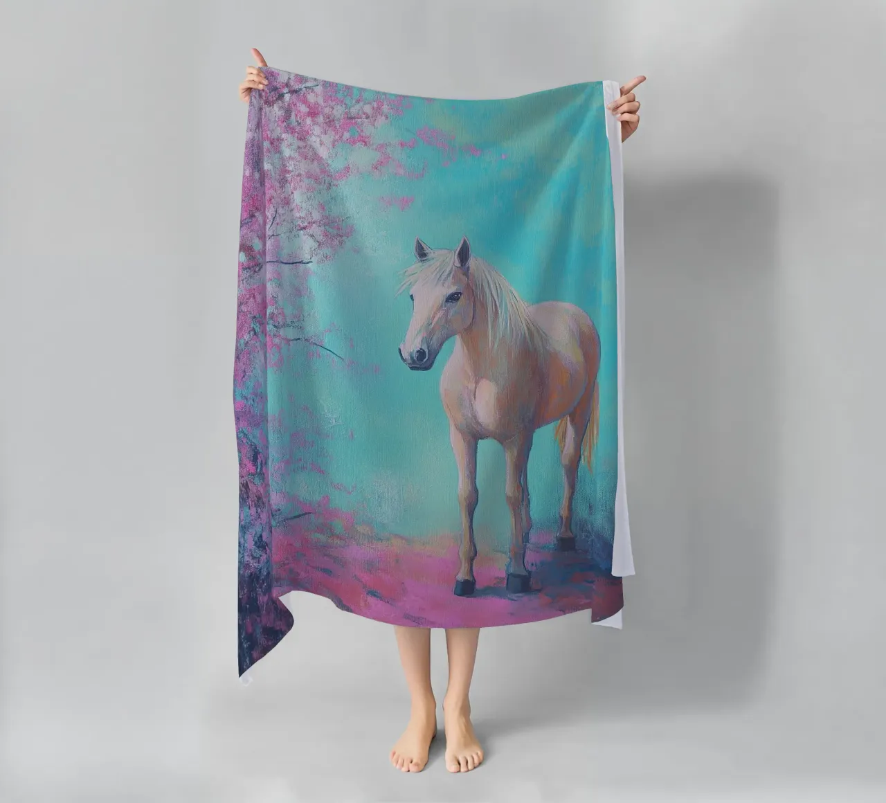 Cavallo telo mare da Nikis Art Studio