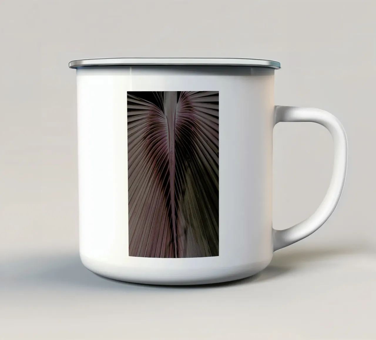 Love Palm tazza in smalto da Shot By Clint