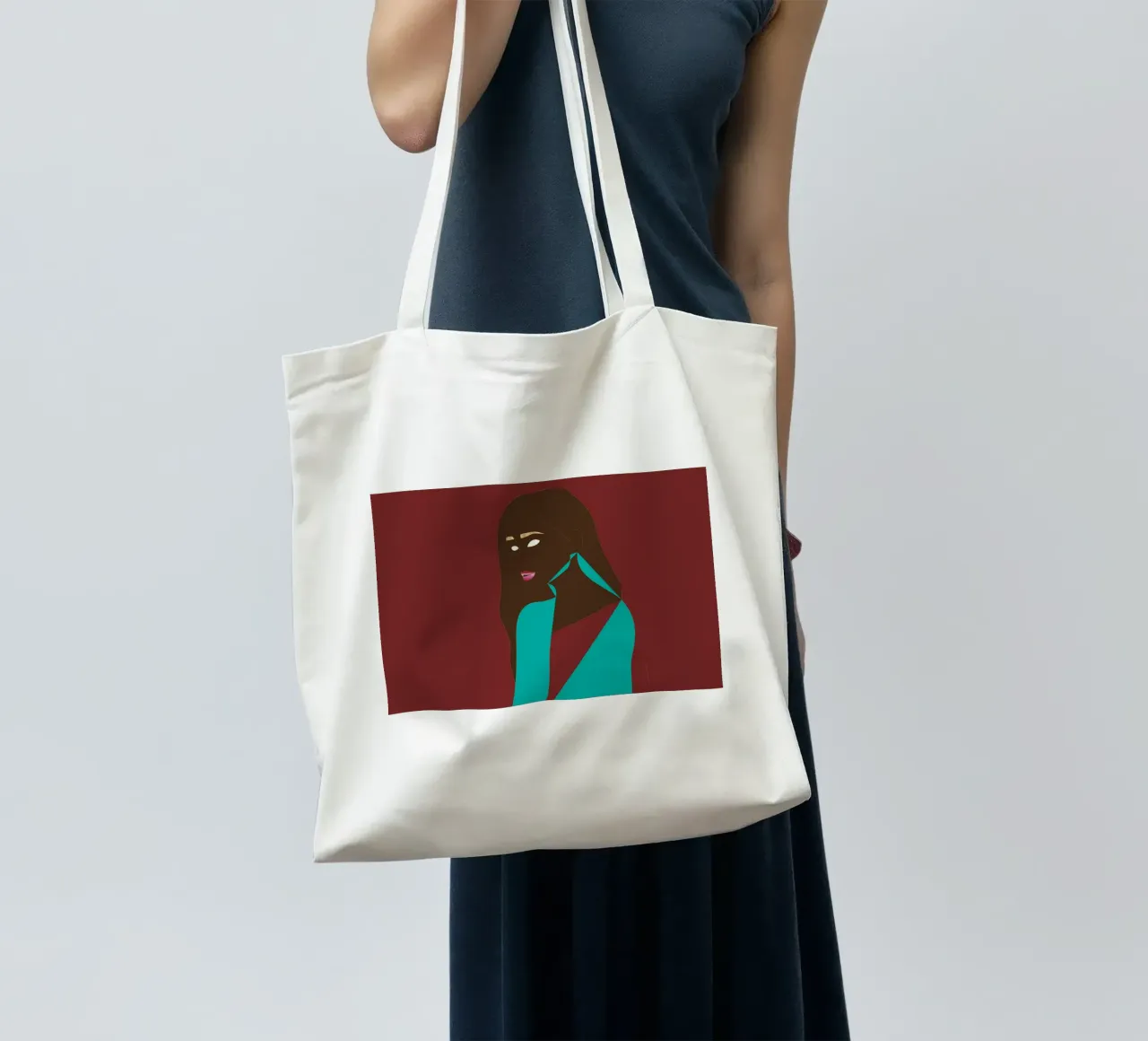 Red Velvet tote bag by Antonitsa
