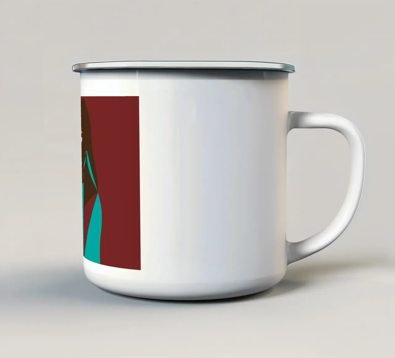 Red Velvet tazza in smalto da Antonitsa