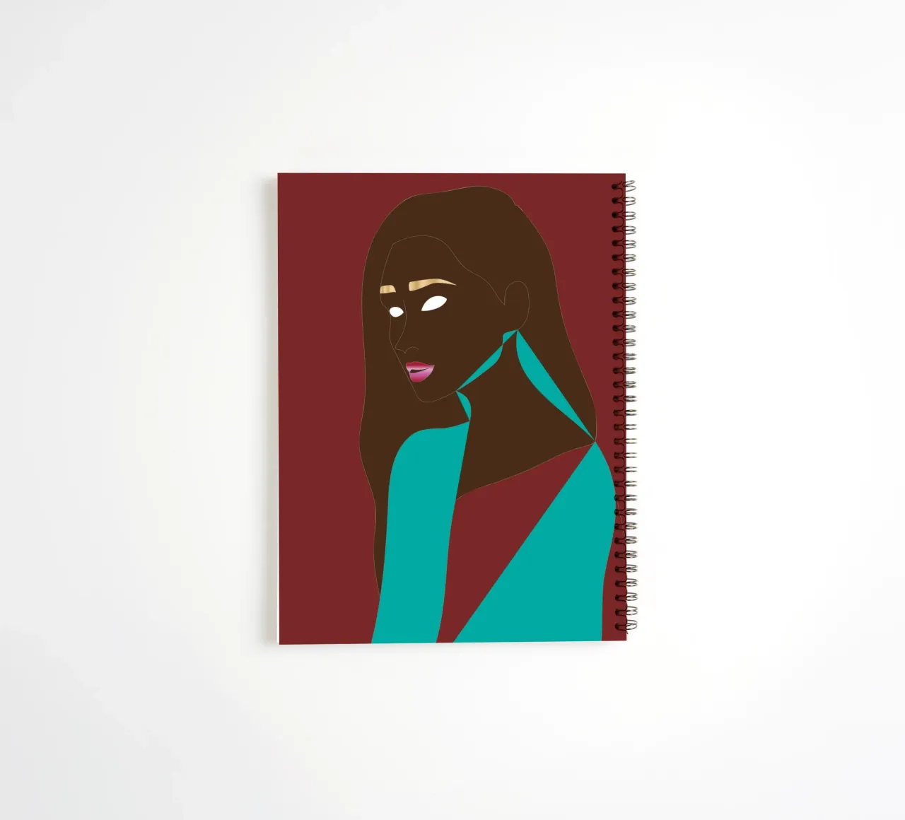 Red Velvet spiral notebook by Antonitsa