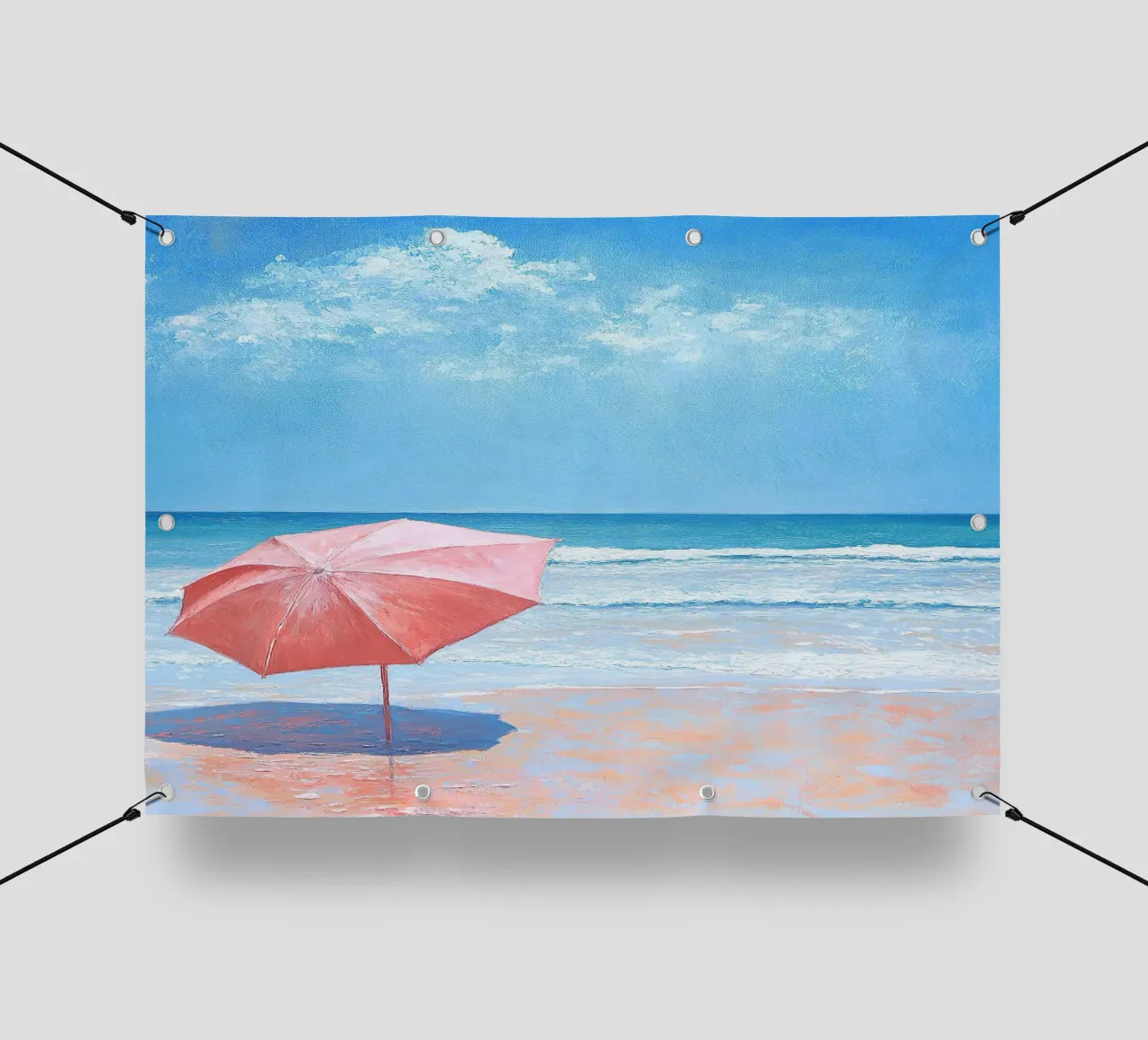 Giornata al mare telo in pvc da Nikis Art Studio