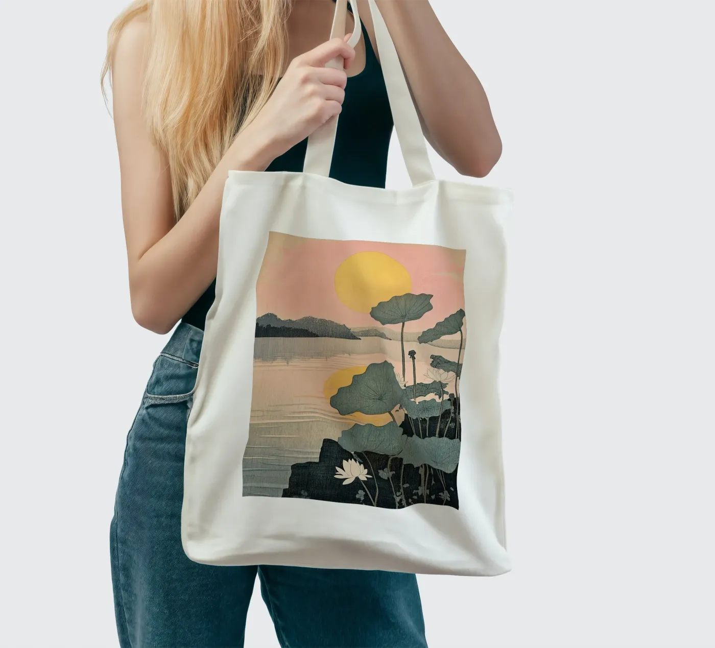 Sunset tote bag by Ukiyo Visions