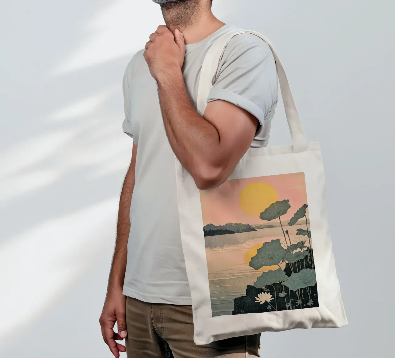 Sunset tote bag by Ukiyo Visions