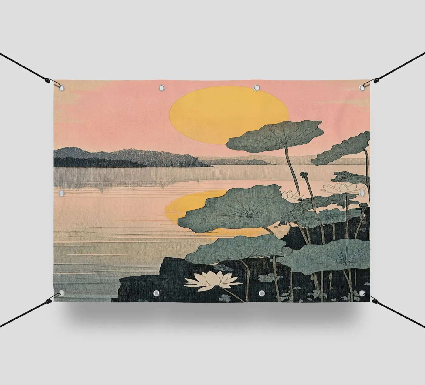 Sunset PVC Plane von Ukiyo Visions