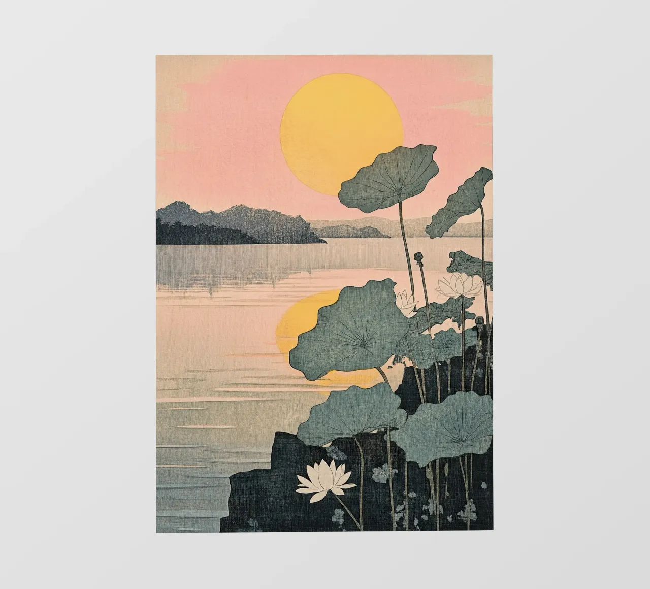 Tramonto telo in pvc da Ukiyo Visions