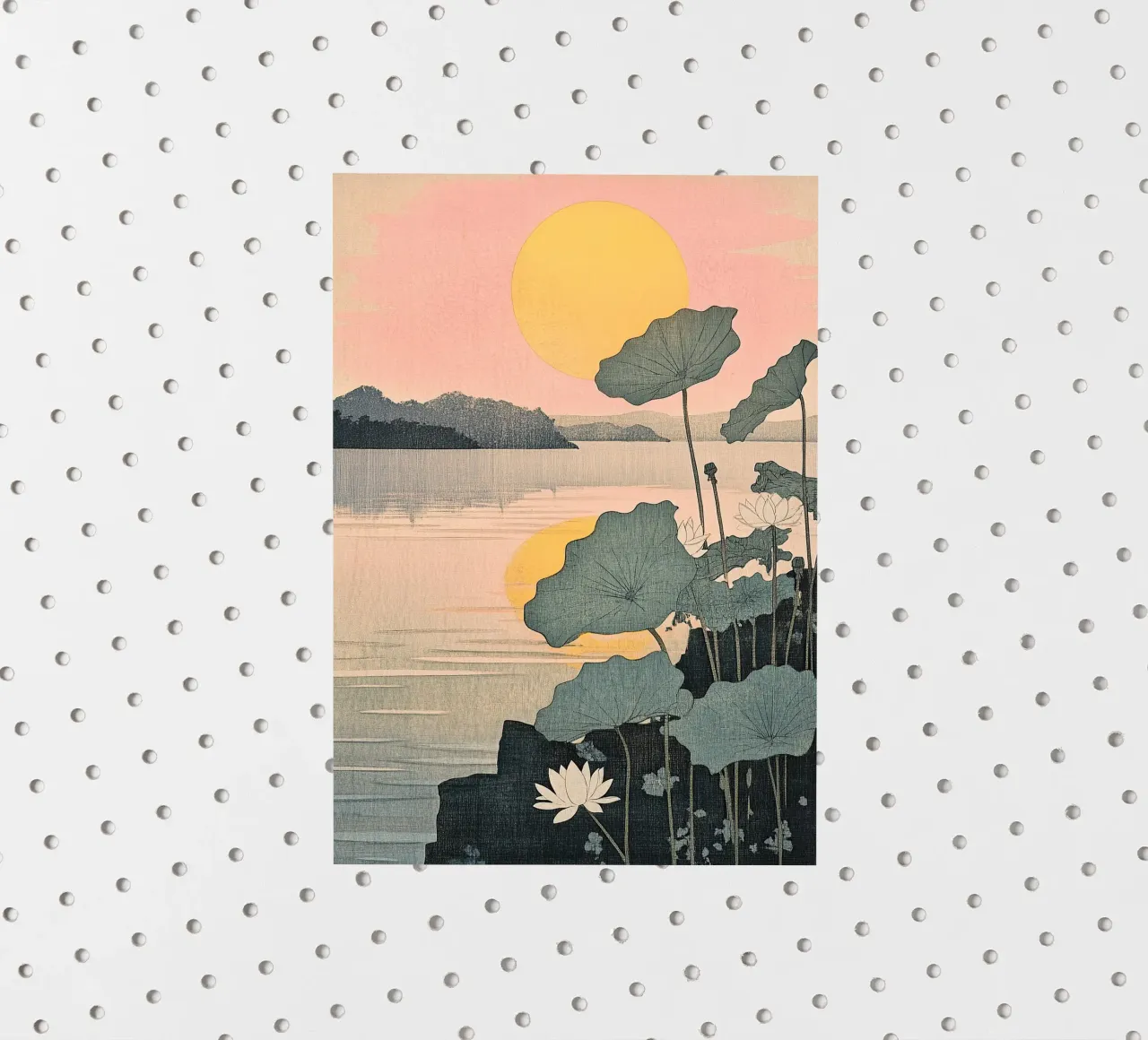 Sunset Sticker von Ukiyo Visions