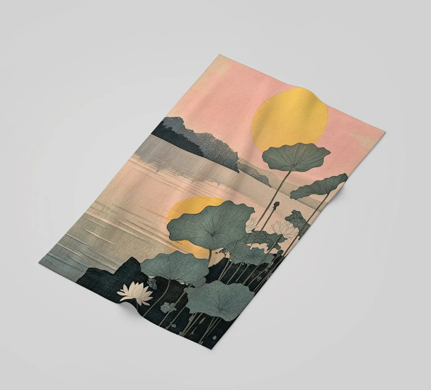 Sunset telo mare da Ukiyo Visions