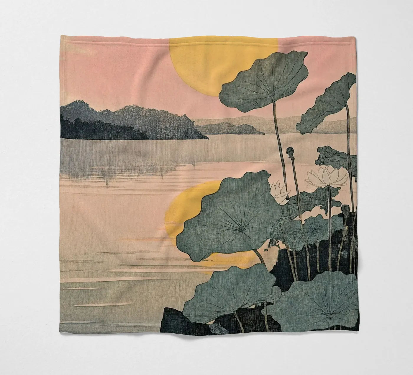 Sunset coperta in pile da Ukiyo Visions