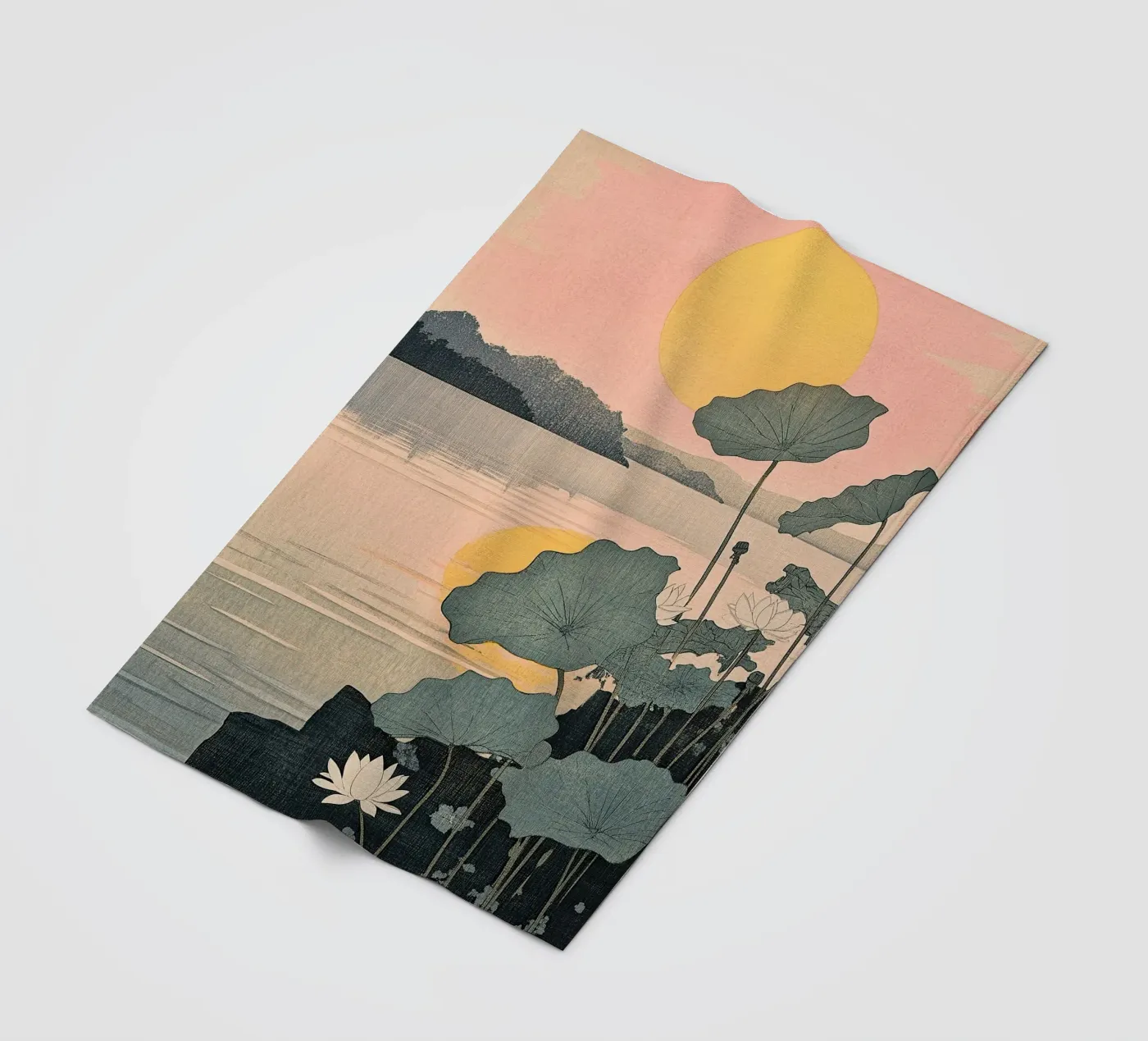 Sunset coperta in pile da Ukiyo Visions