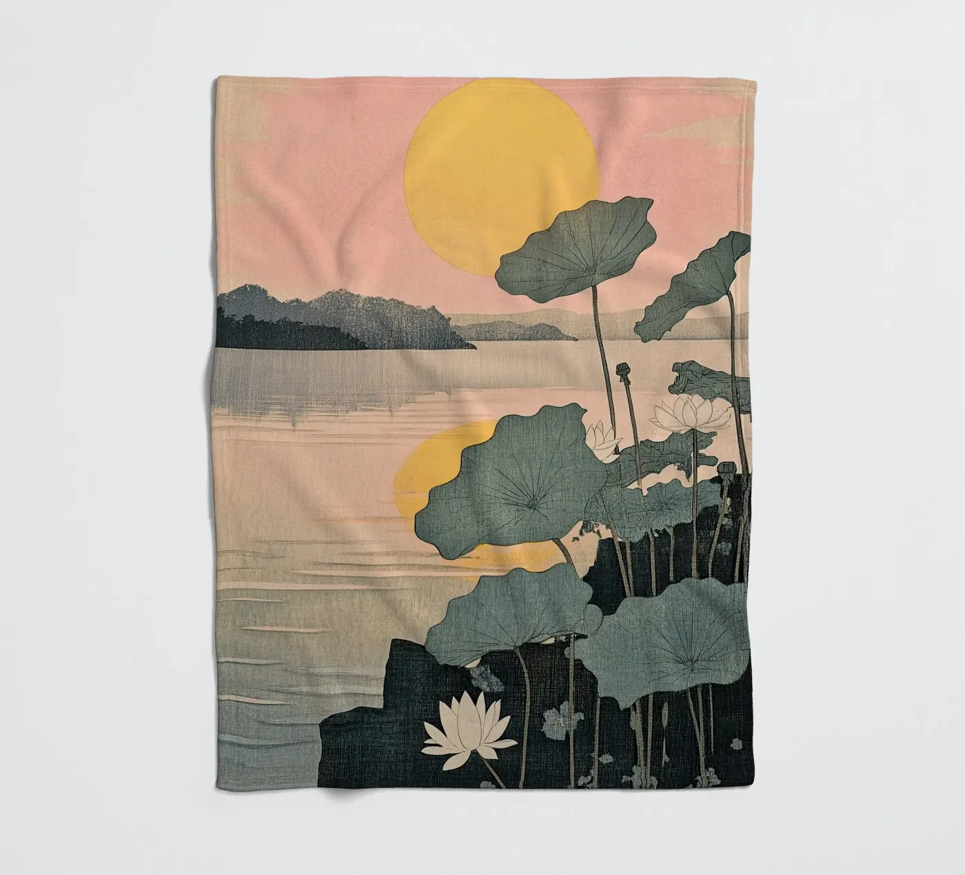 Sunset coperta in pile da Ukiyo Visions