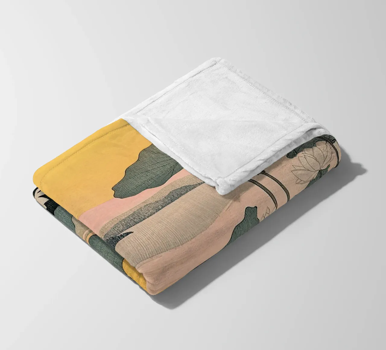 Sunset fleece blanket by Ukiyo Visions