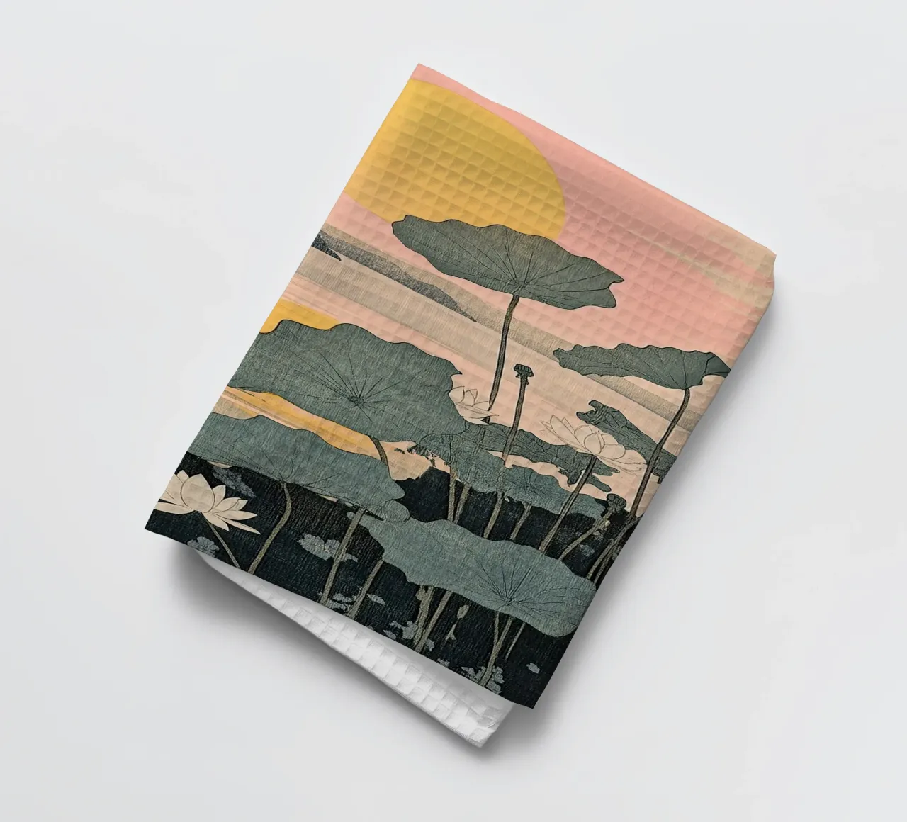 Sunset Geschirrtuch von Ukiyo Visions