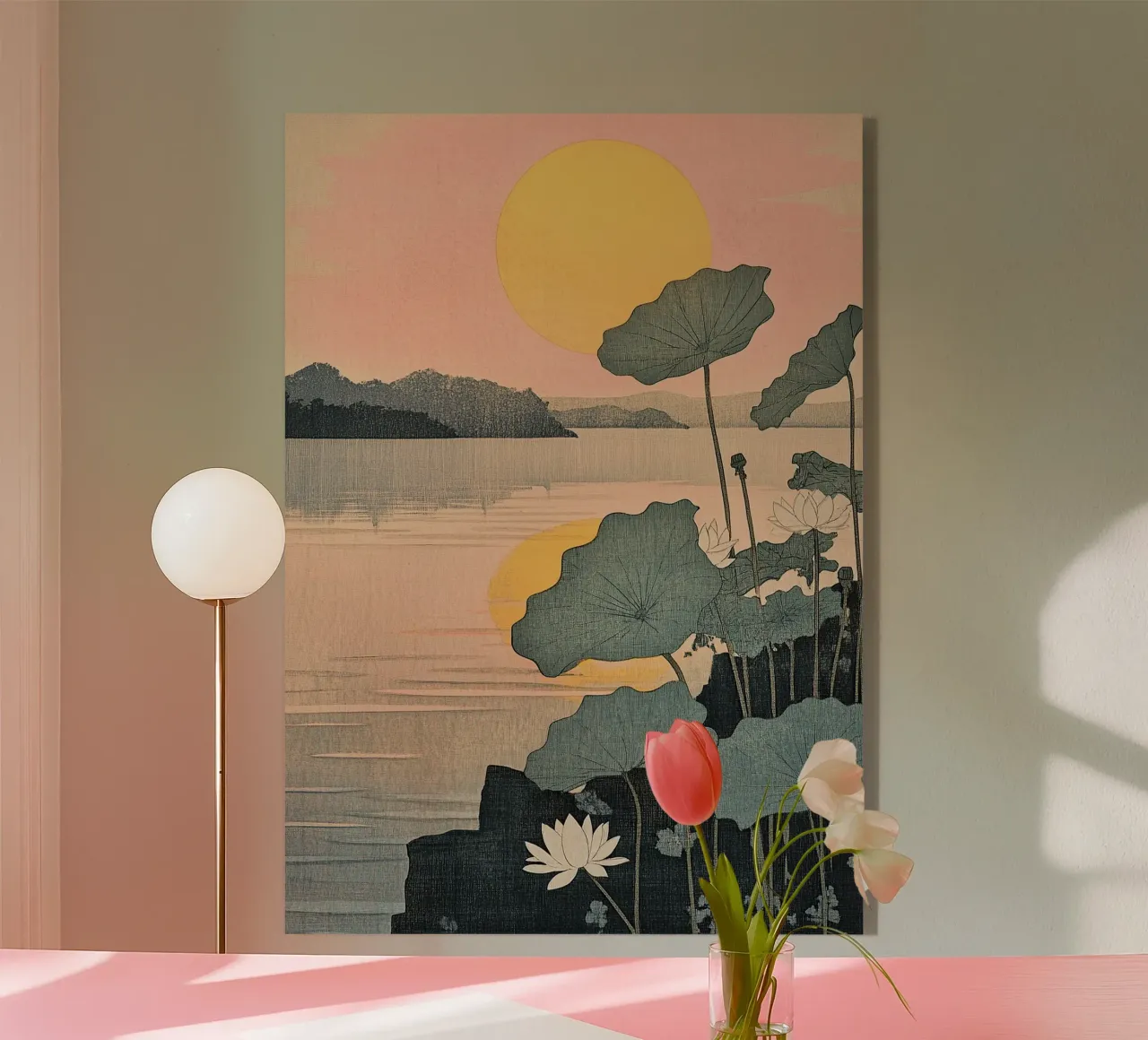 Sonnenuntergang Acryl-Glas von Ukiyo Visions