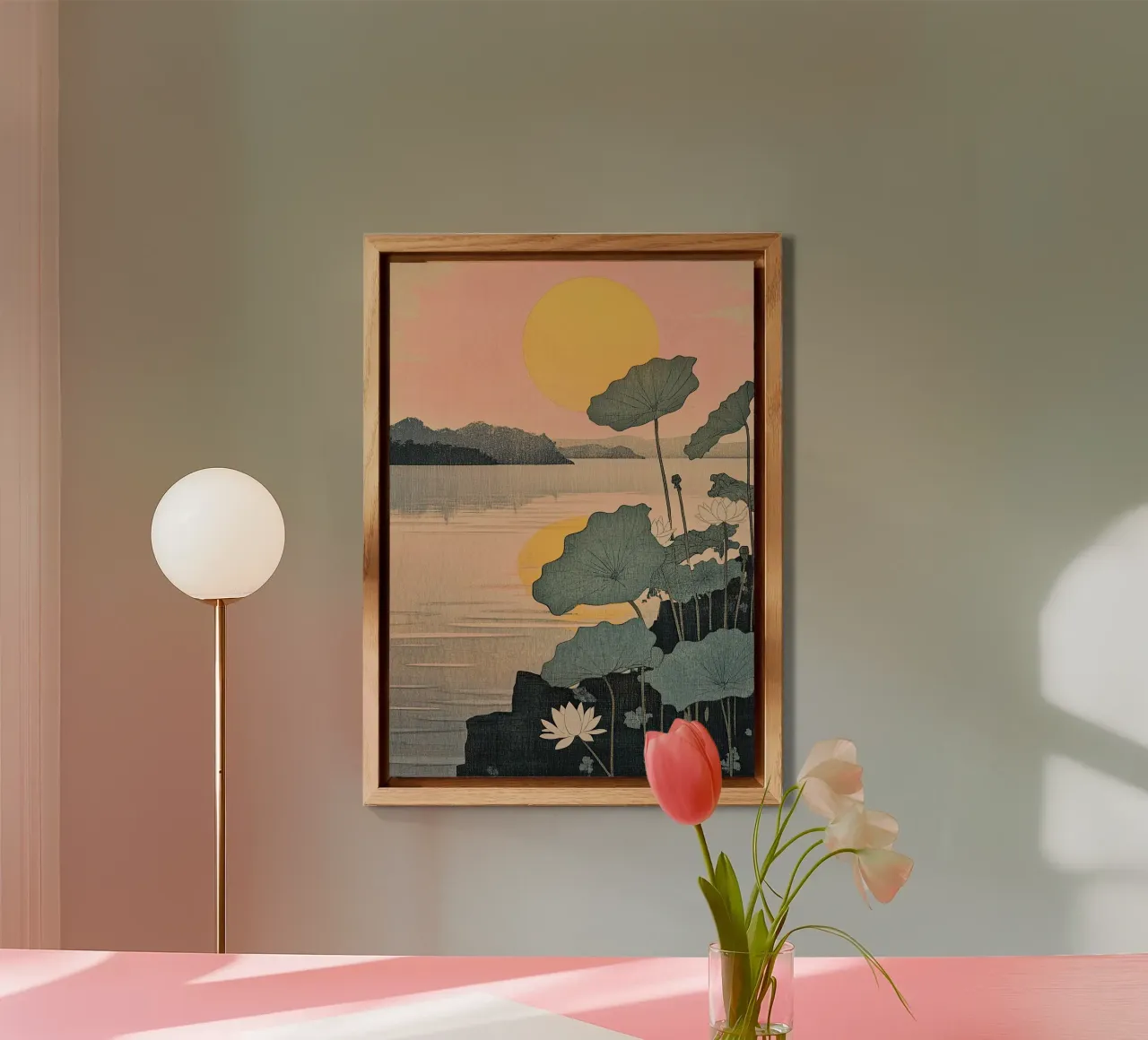 Tramonto alluminio dibond da Ukiyo Visions