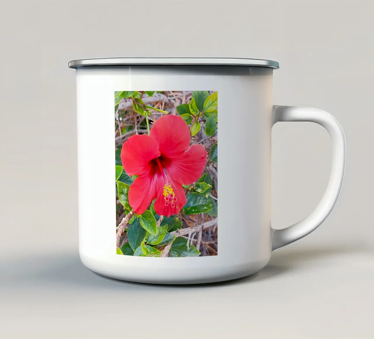 Hibiskus tazza in smalto da SunflowerDE