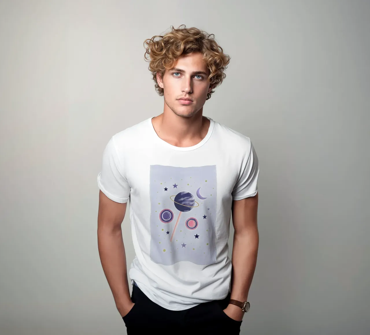Lollipop Planet t-shirt da cafelab