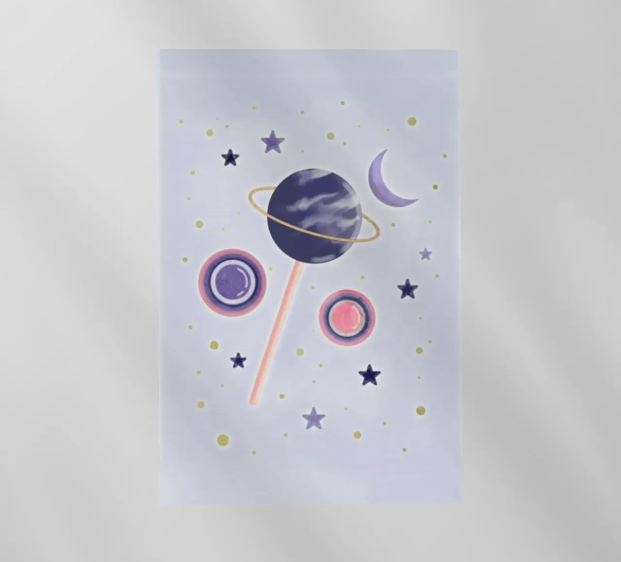 Lollipop Planet pellicola backlit da cafelab