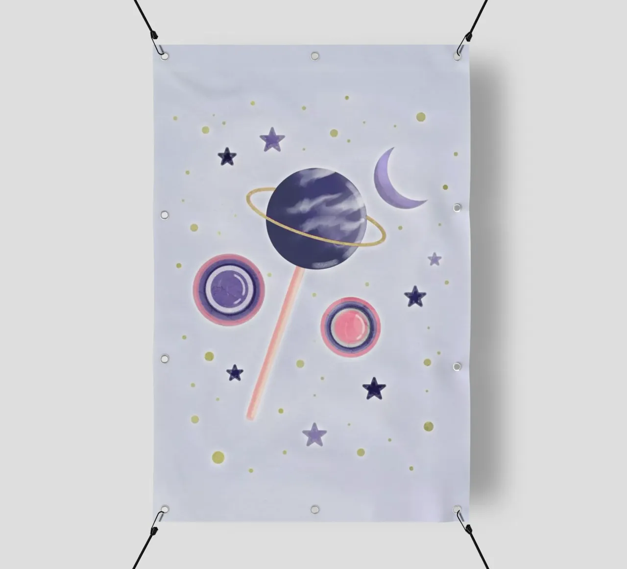 Lollipop Planet telo in pvc da cafelab