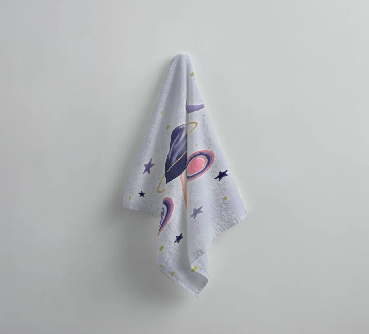 Lollipop Planet asciugamano da bagno da cafelab