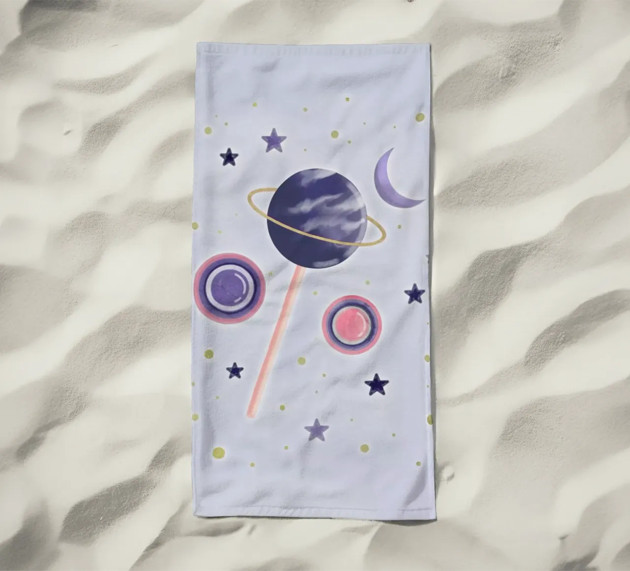 Lollipop Planet telo mare da cafelab