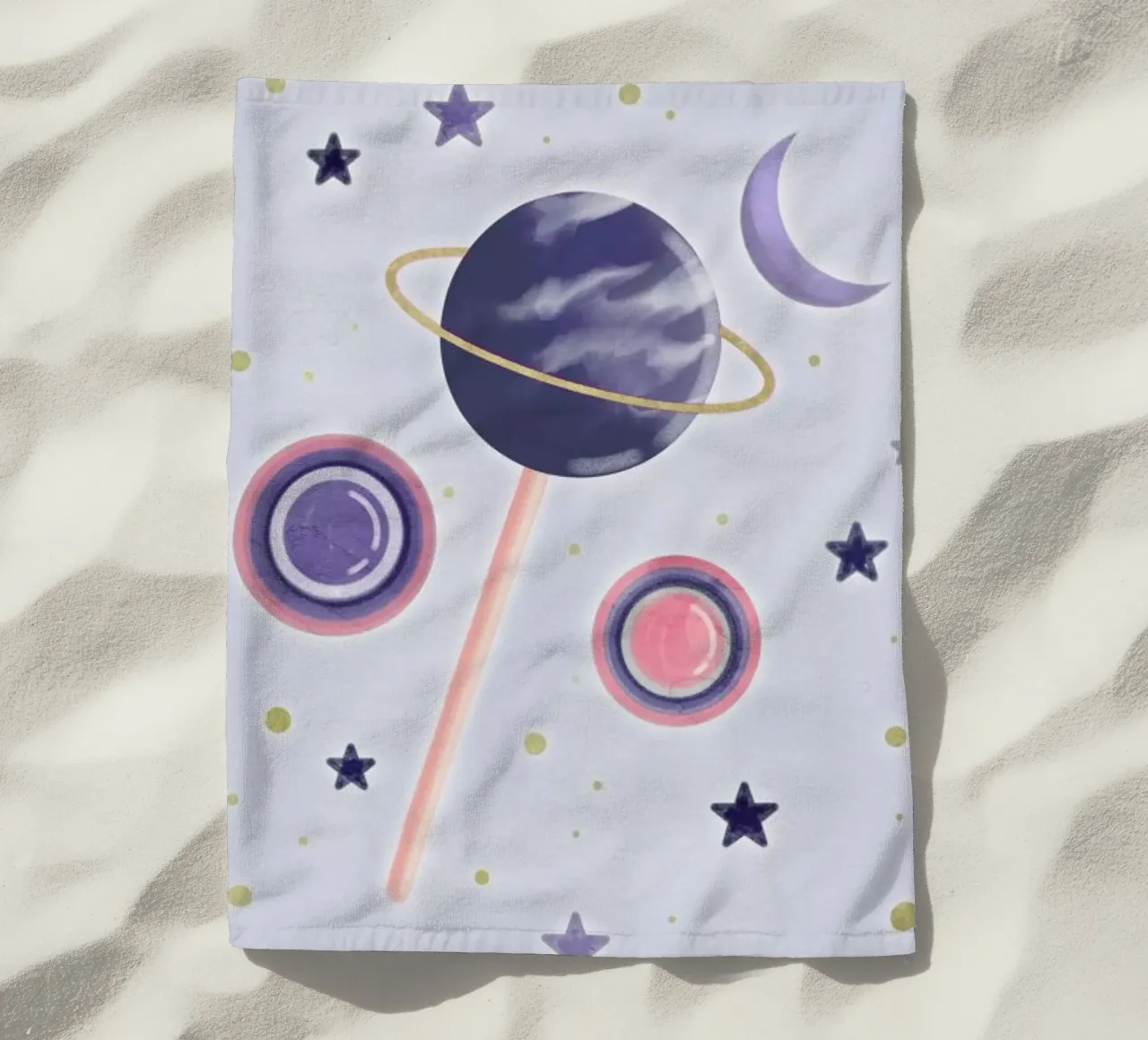 Lollipop Planet telo mare da cafelab