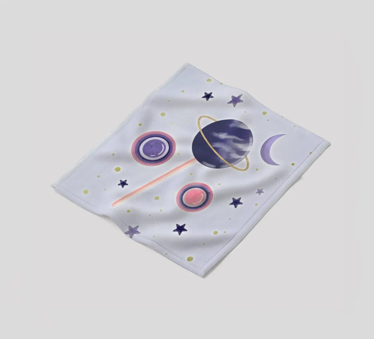 Lollipop Planet coperta in pile da cafelab
