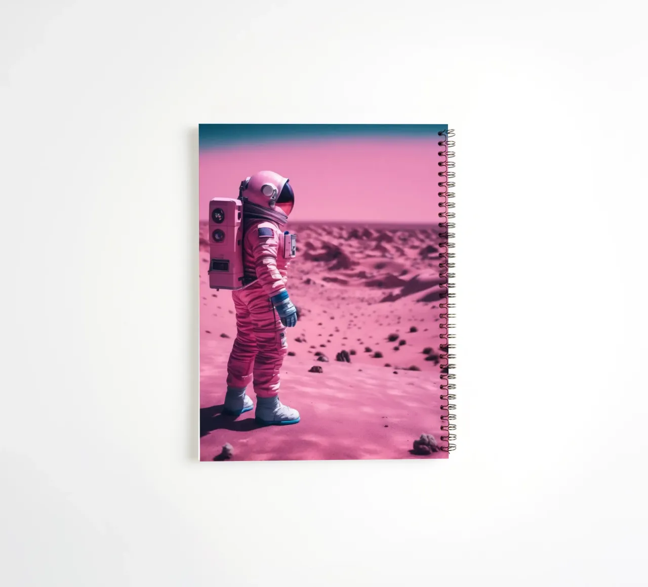 Alone Part 2 spiral notebook by Flo Klein