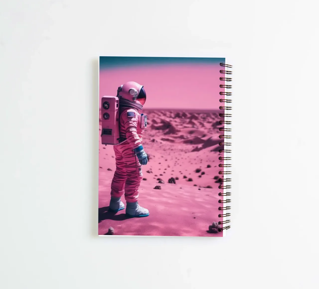 Alone Part 2 spiral notebook by Flo Klein