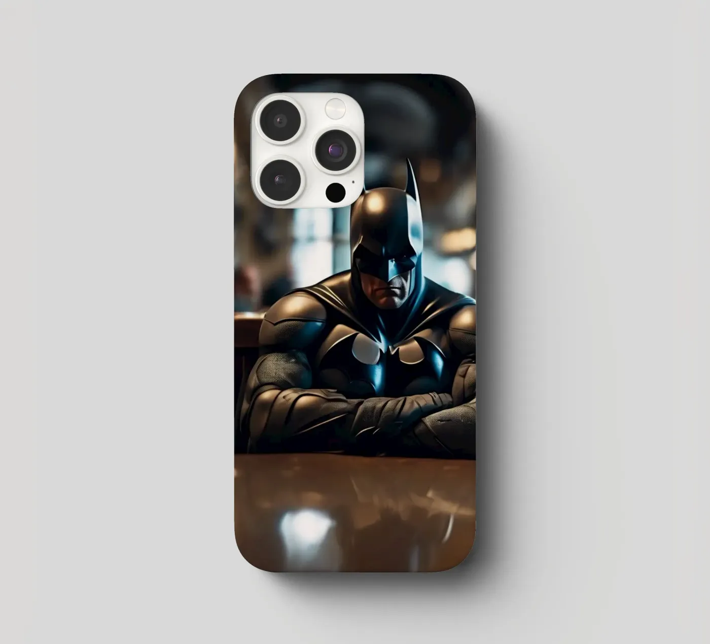 Grumpy Batman iphone case by Flo Klein Gallery