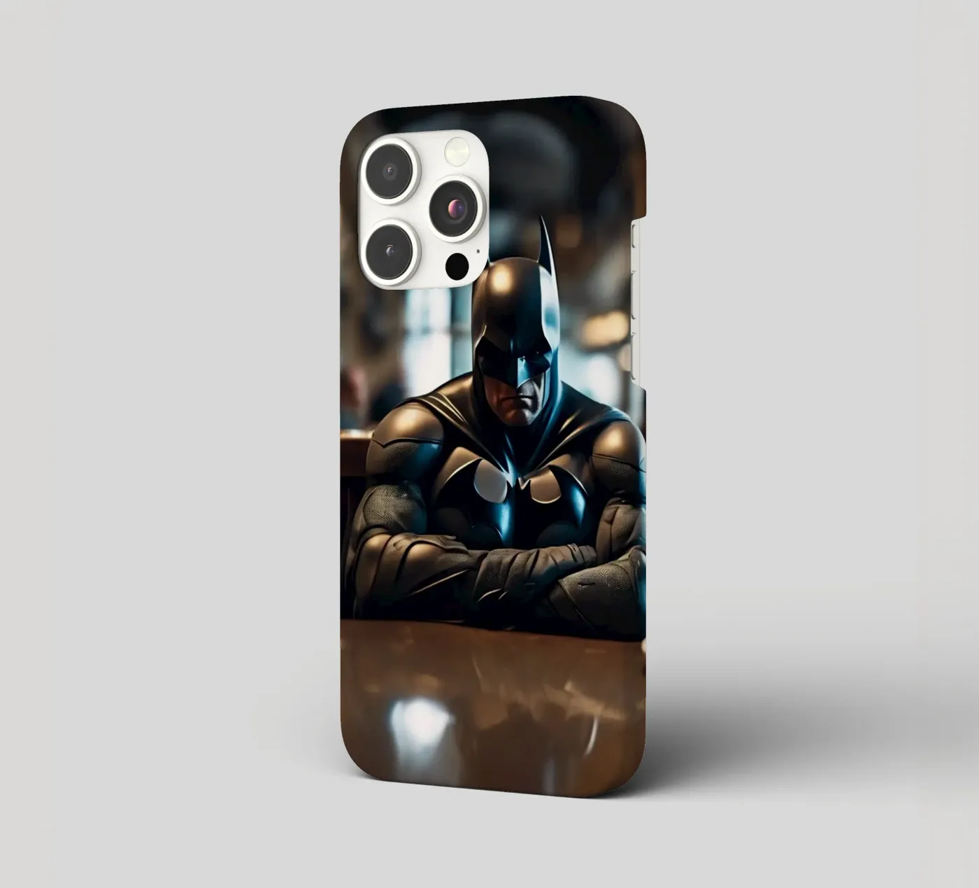 Grumpy Batman iphone case by Flo Klein Gallery