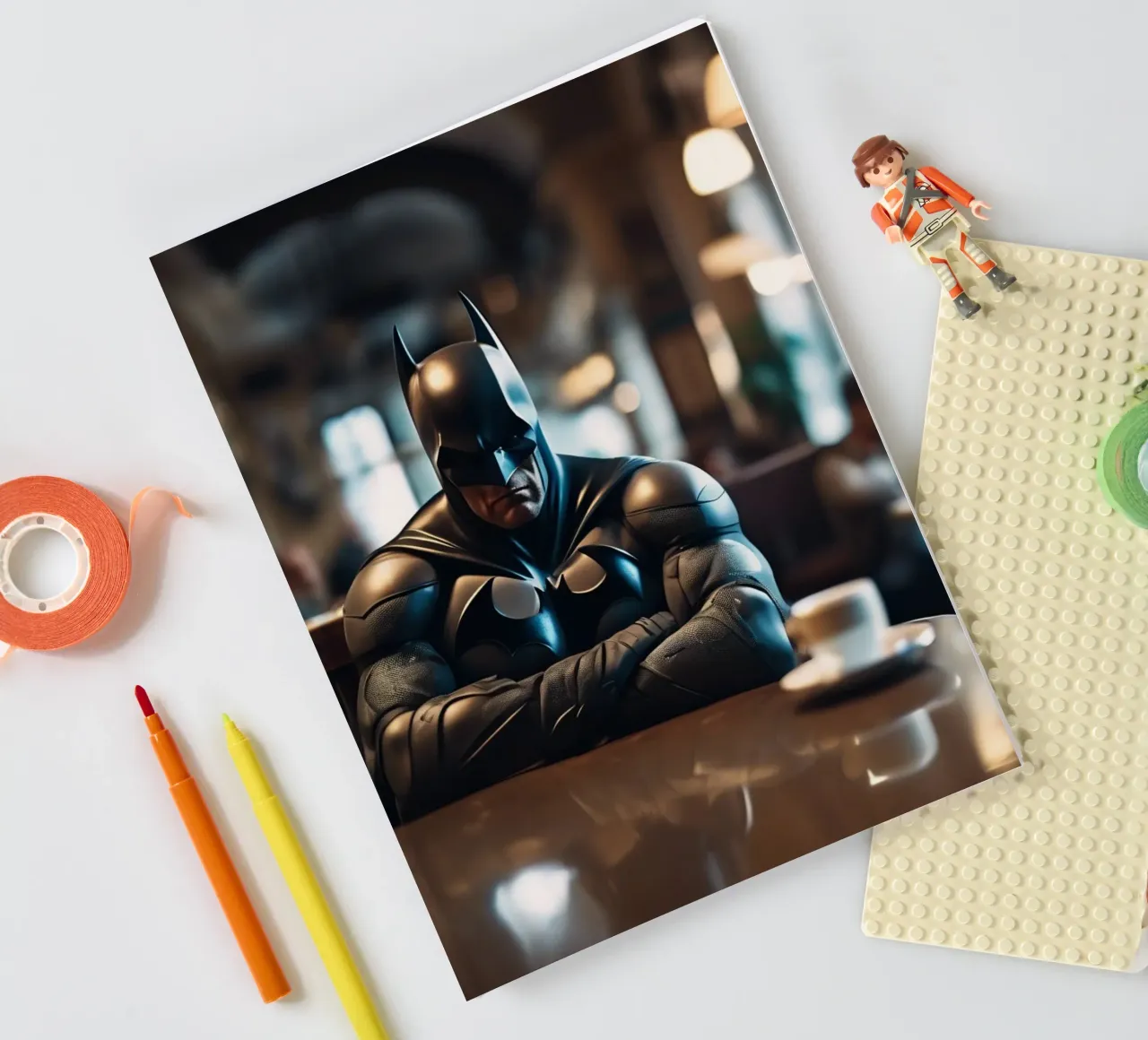 Grumpy Batman notebook by Flo Klein Gallery