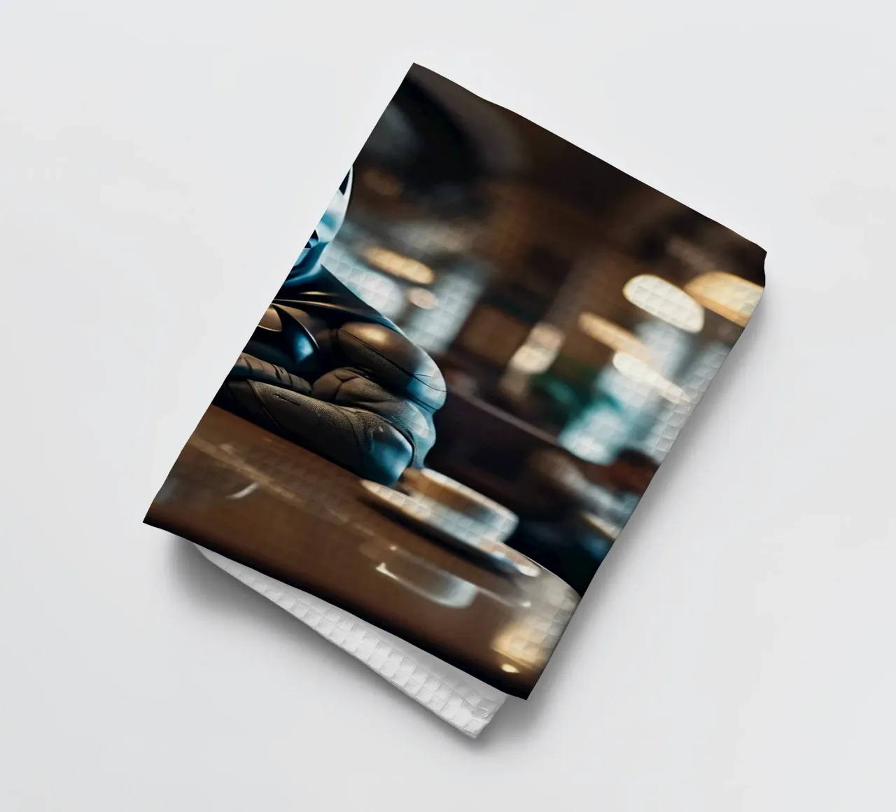 Grumpy Batman torchon de Flo Klein