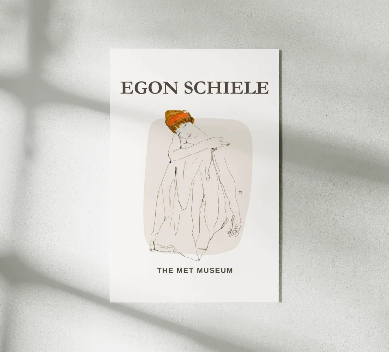 Dancer - Egon Schiele plexiglass da Second Canvas