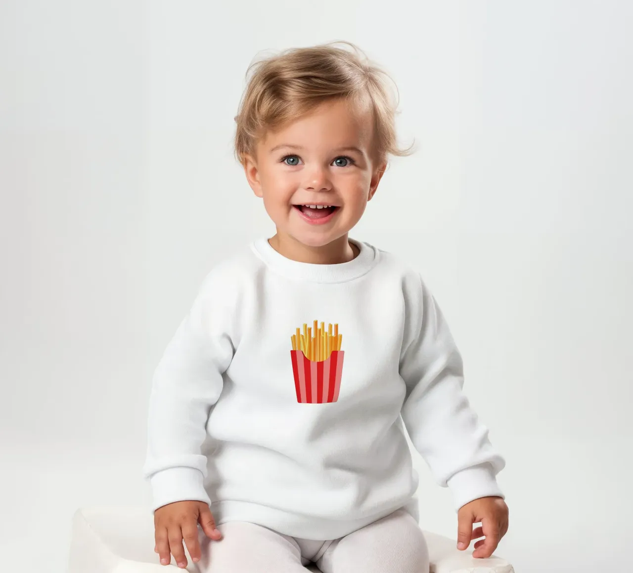 Frensh Fries felpa neonato da DARIA IVANOVNA