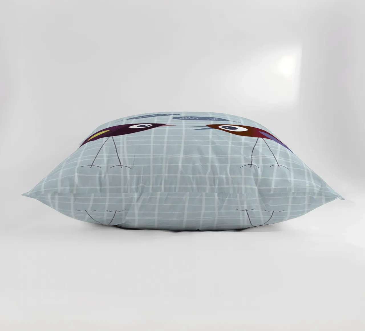 Hello nice to meet you bird cuscino da JaySan Studio