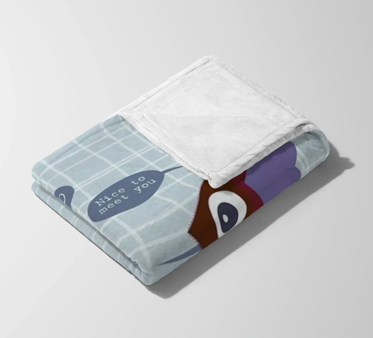 Hello nice to meet you bird coperta in pile da JaySan Studio
