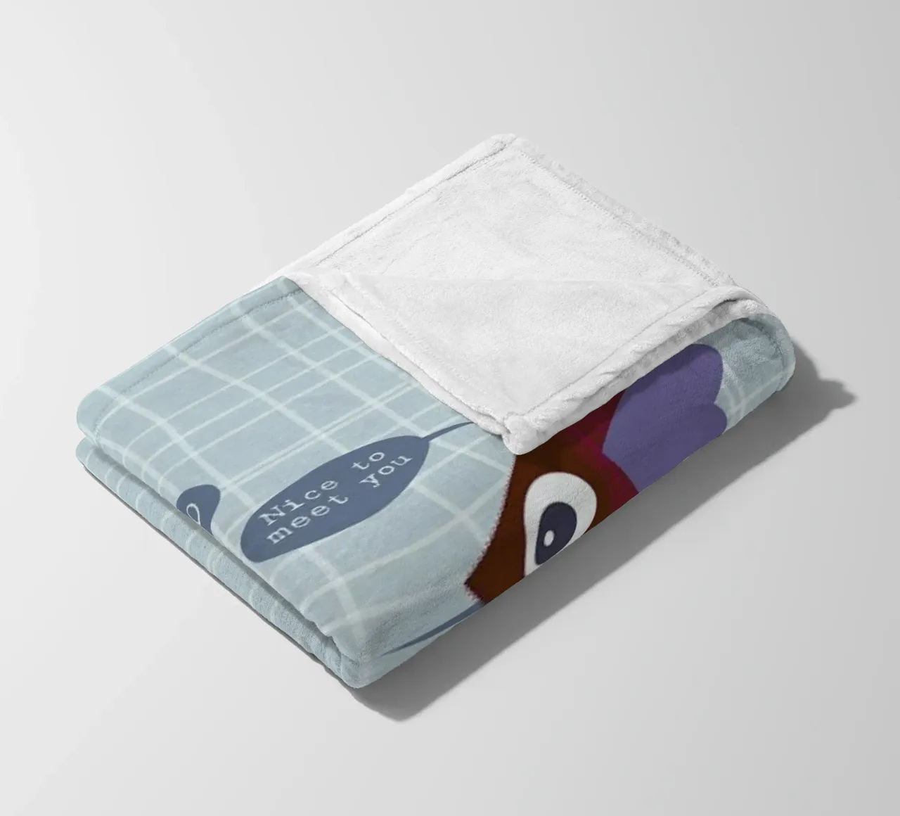 Hello nice to meet you bird coperta in pile da JaySan Studio