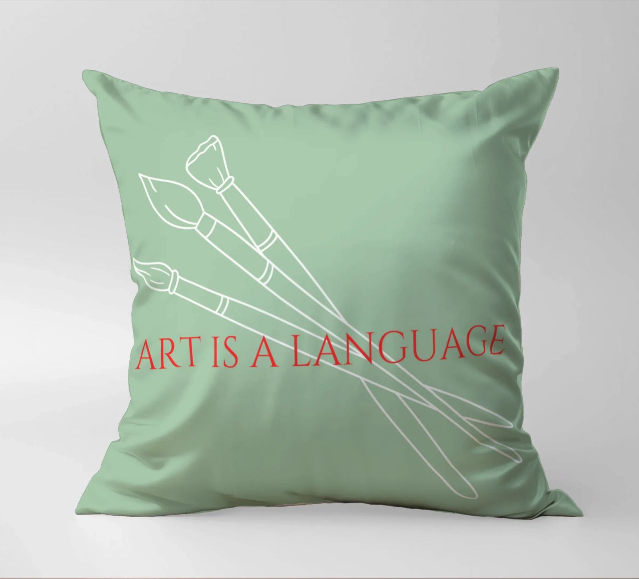 Art is a Language 2 cuscino da Headless Monkeys