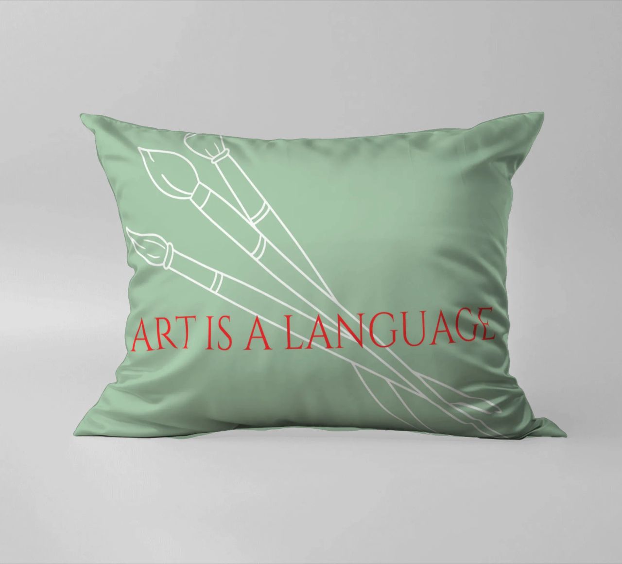 Art is a Language 2 cuscino da Headless Monkeys