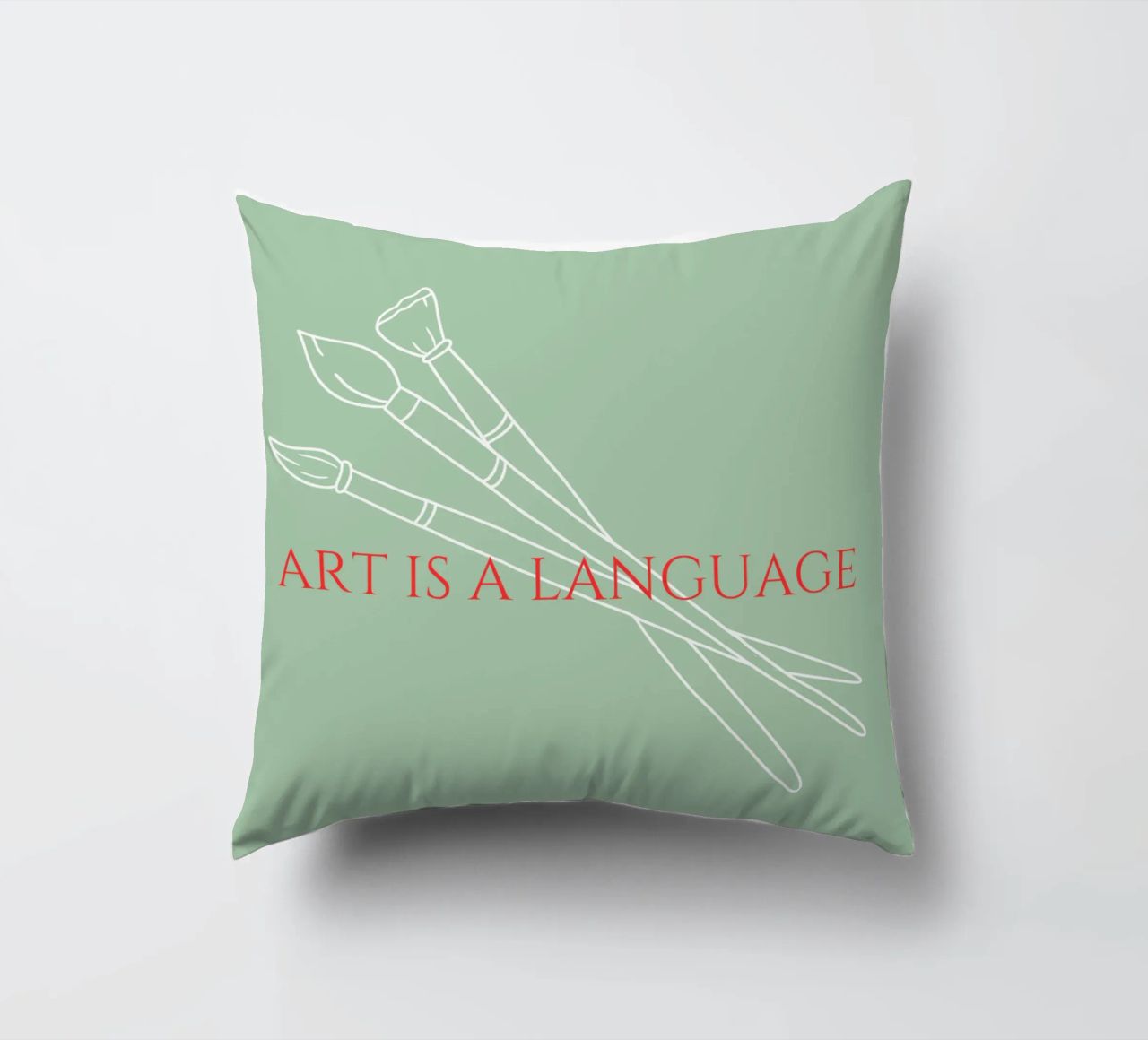 Art is a Language 2 cuscino da Headless Monkeys