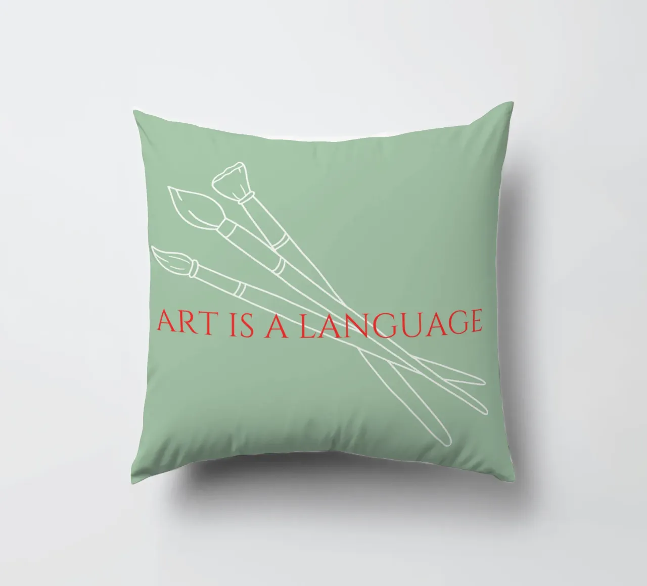 Art is a Language 2 kussen van Headless Monkeys