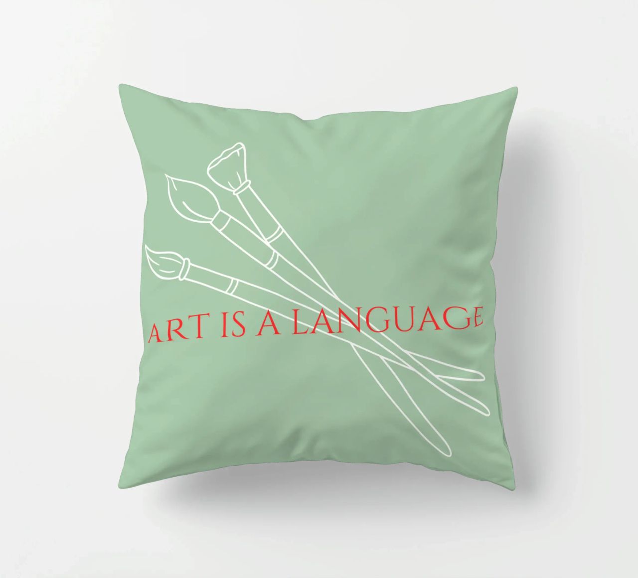 Art is a Language 2 cuscino da Headless Monkeys