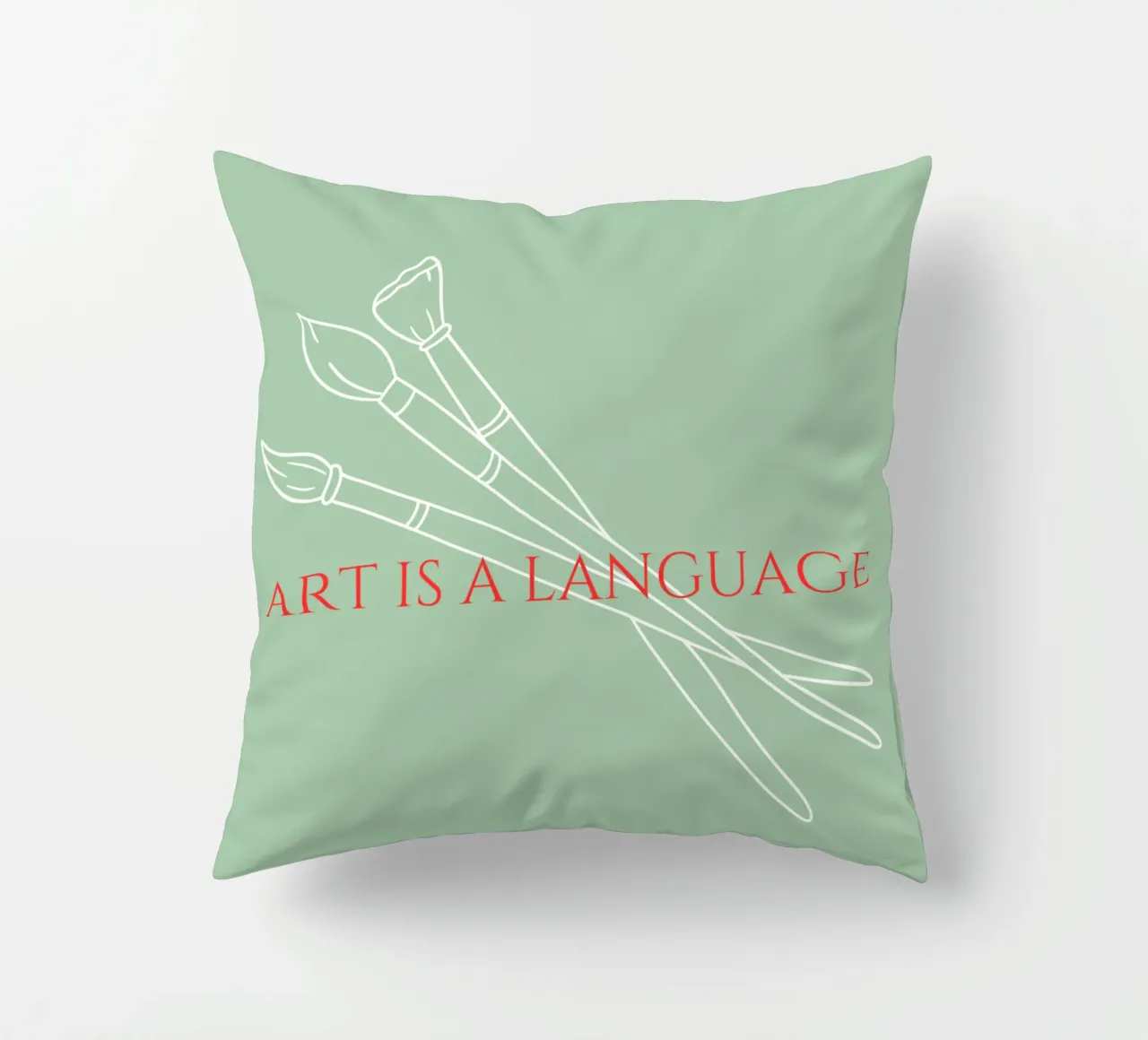 Art is a Language 2 kussen van Headless Monkeys