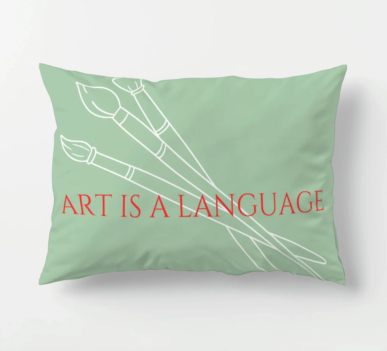 Art is a Language 2 cuscino da Headless Monkeys