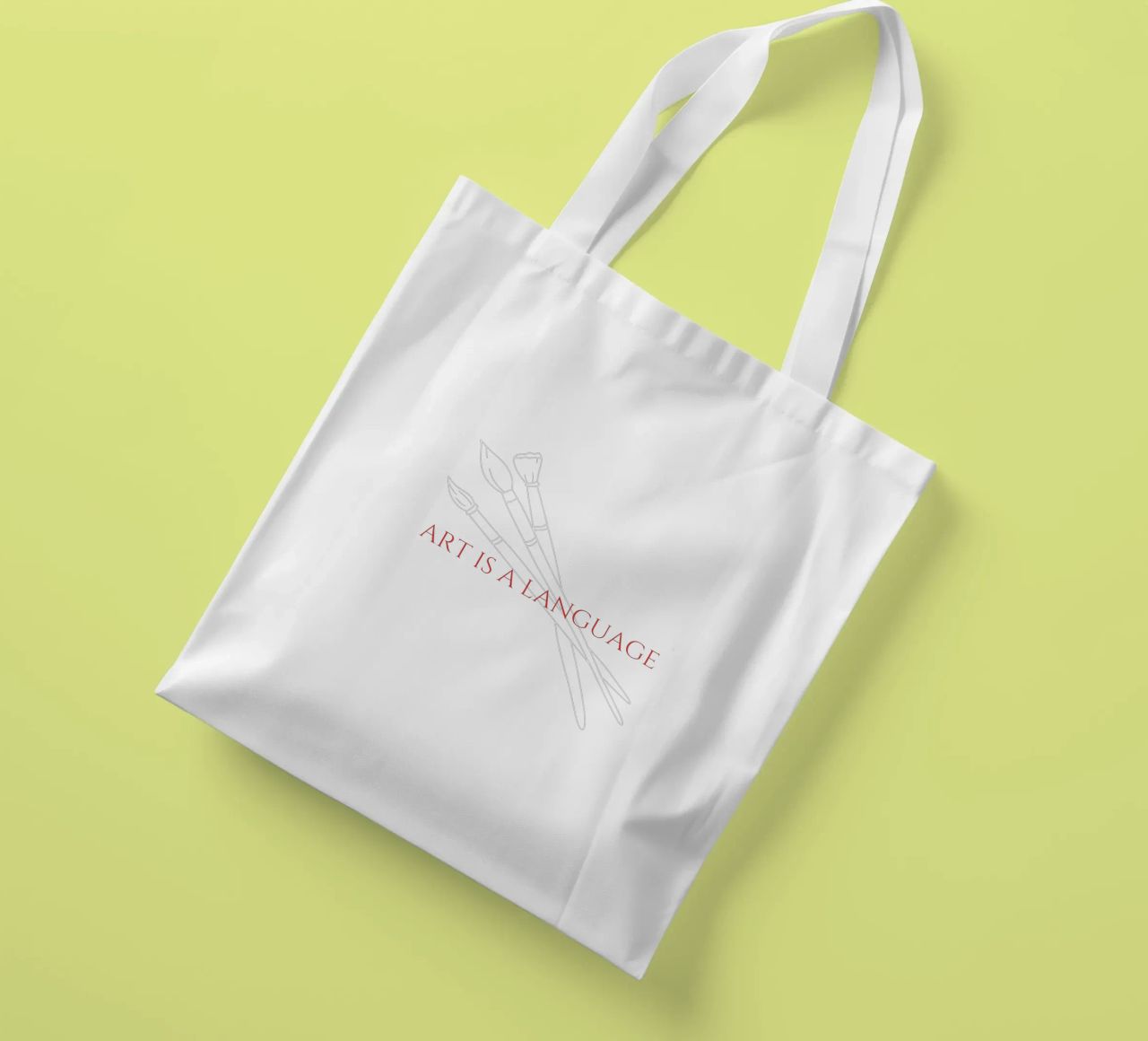 Art is a Language 2 borsa in juta da Headless Monkeys