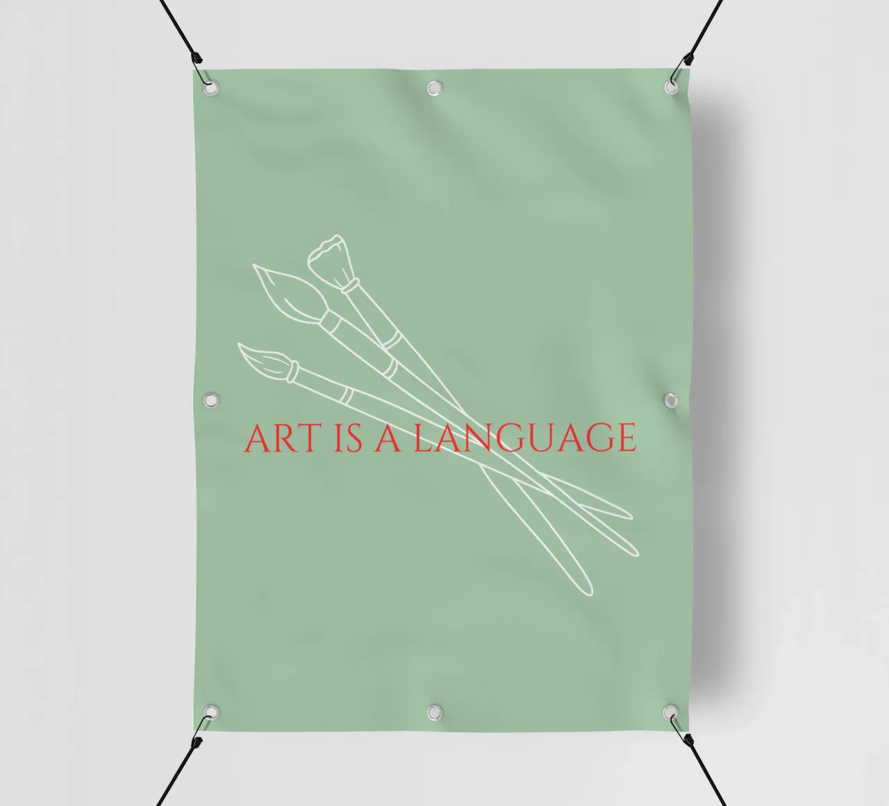 Art is a Language 2 PVC Plane von Headless Monkeys