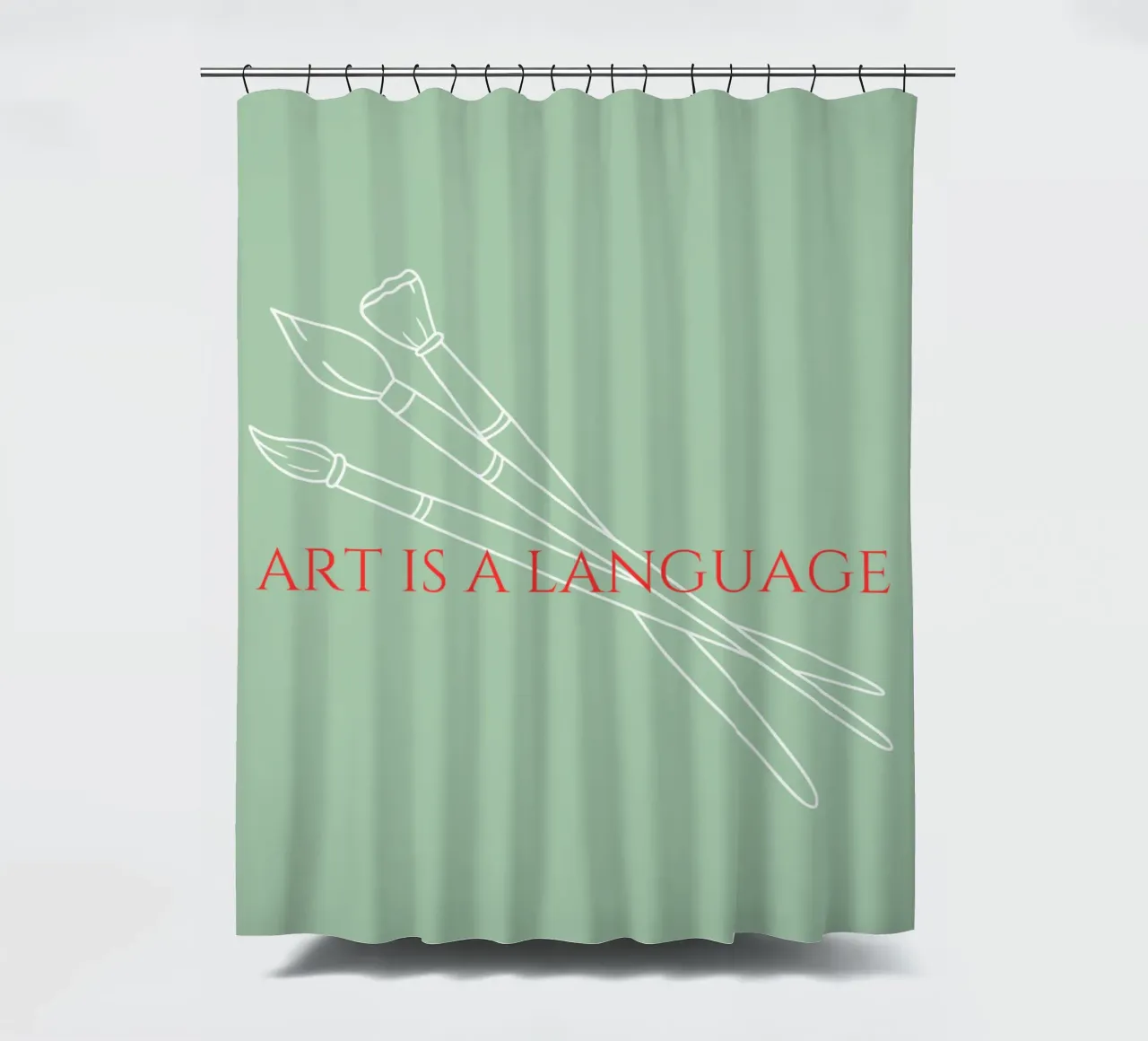 Art is a Language 2 tenda da doccia da Headless Monkeys